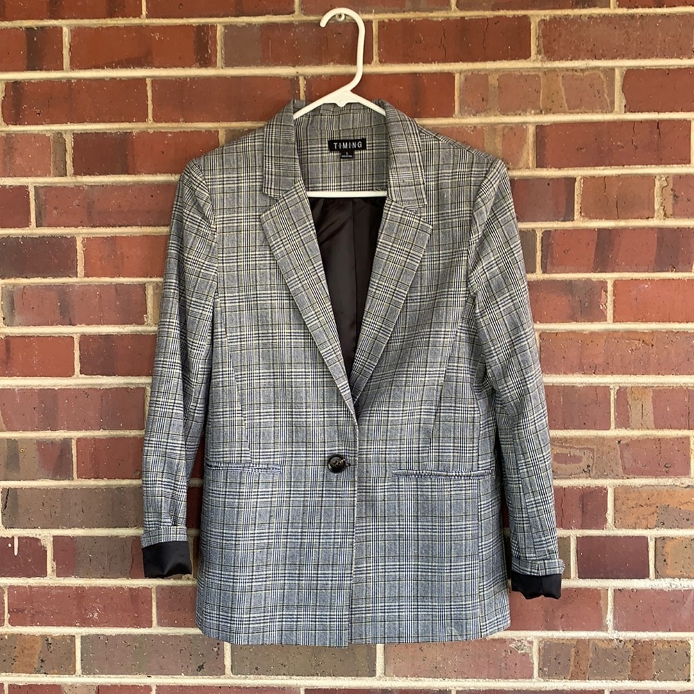 Plaid blazer